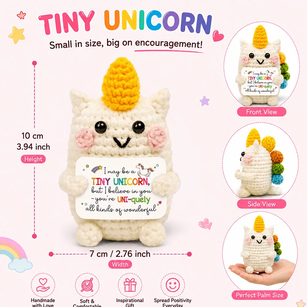 Kattgosedjur i miniformat, handvirkat med rolig potatis, anka- och sköldpaddsdesign 13 Kattgosedjur i miniformat, handvirkat med rolig potatis, anka- och sköldpaddsdesign - Bild 13