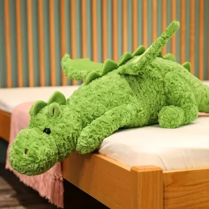 Alternative view of Dinosaurie gosedjur som flygande drake, två färgval som födelsedagspresent till vänner