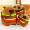 Kapybara gosedjur i hamburgarform, söt kawaii-leksak samt dekoration för barnrum 15 Kapybara gosedjur i hamburgarform, söt kawaii-leksak samt dekoration för barnrum