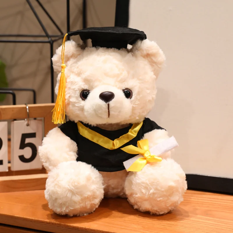 Björn gosedjur med doktorstema och examensmotiv i söt, rolig kawaii-stil, 16–25 cm 9 Björn gosedjur med doktorstema och examensmotiv i söt, rolig kawaii-stil, 16–25 cm - Bild 9