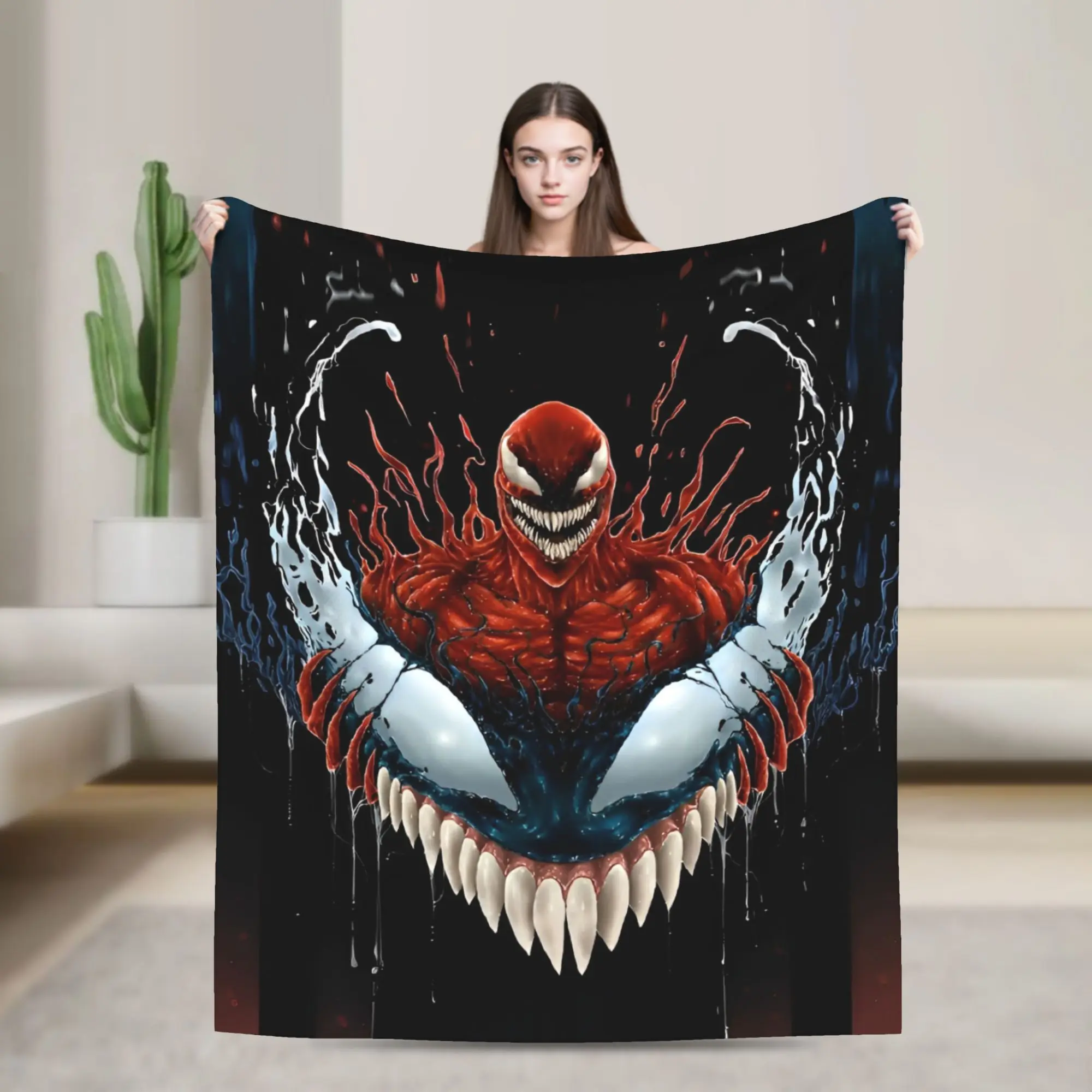 Varm och mjuk Venom-pläd i streetinspirerad stil, även som sängöverkast, 102–204 cm 14 Varm och mjuk Venom-pläd i streetinspirerad stil, även som sängöverkast, 102–204 cm - Bild 14
