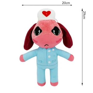 Hund och kanin som nyckelring, rosa (kanin variant) och Blue (hund variant)