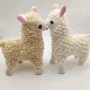 Alpaca gosedjur, söt och mjuk, design olika färgval välja, 23 cm