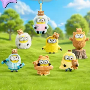 Minions Bob och Tim, söta nyckelringsfigurer i Better Toggther-serien med flera stilar 20 Minions Bob och Tim, söta nyckelringsfigurer i Better Toggther-serien med flera stilar