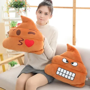 Djurfigurer gosedjur som plyschkudde, Poop-themed och kawaii, 25–45 cm