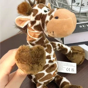 Giraffe gosedjur med söt design, mjukt djungeldjur för hem och soffa, 28 cm 9 Giraffe gosedjur med söt design, mjukt djungeldjur för hem och soffa, 28 cm