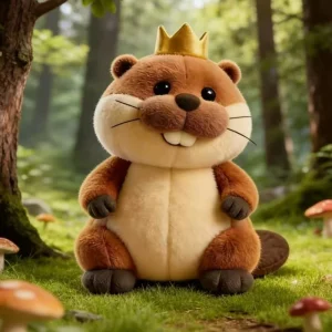 King George Movie-karaktärer gosedjur med realistisk form, grön variant, 25 cm
