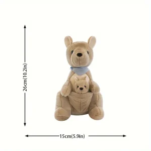 Känguru gosedjur med liten känguru framtill – 2-i-1-form på 26 cm i polyester 12 Känguru gosedjur med liten känguru framtill – 2-i-1-form på 26 cm i polyester