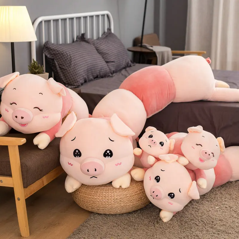150 cm stort gris gosedjur, lång kramkudde i kawaii-stil med larvdesign, 12 stilar 3 150 cm stort gris gosedjur, lång kramkudde i kawaii-stil med larvdesign, 12 stilar - Bild 3