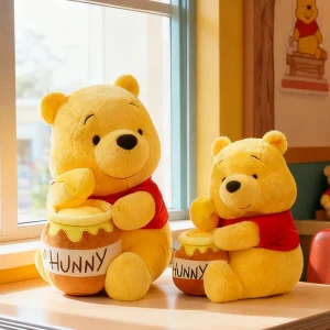 Winnie the Pooh gosedjur som stor och söt björnkudde i tecknad stil, 32–90 cm 12 Winnie the Pooh gosedjur som stor och söt björnkudde i tecknad stil, 32–90 cm