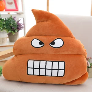 Djurfigurer gosedjur som plyschkudde, Poop-themed och kawaii, 25–45 cm