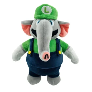 Super Mario Bros Wonder elefant gosedjur, stor och mjuk power-up-figur, 27 cm