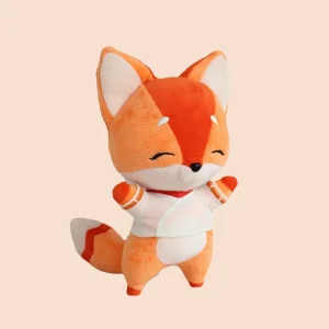 Kiriko från Overwatch som kawaii räv gosedjur, mjuk figur och barnpresent, 27 cm