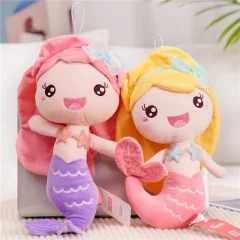Mermaid gosedjur i prinsessstil som docka och födelsedagspresent till barn, 20–28 cm