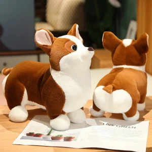 Corgi som hund gosedjur, mjuk kudde i kawaii och tecknad stil, söt present för barn 9 Corgi som hund gosedjur, mjuk kudde i kawaii och tecknad stil, söt present för barn