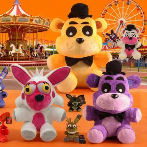 Five Nights at Freddy’s björn gosedjur med Bonnie i söt tecknad spelstil, 18 cm