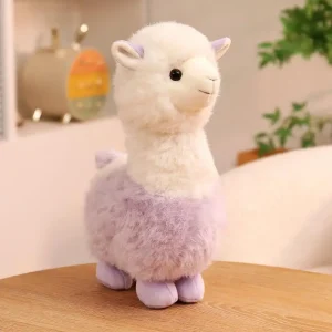 Alpaca gosedjur som mjuk kramkudde, soffkudde i kawaii-stil, plyschkudde, 30 cm