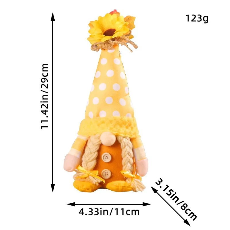 Gnome som nyckelring, Couple och Sunflower, gnomedekoration farmhouse style durable 6 Gnome som nyckelring, Couple och Sunflower, gnomedekoration farmhouse style durable - Bild 6