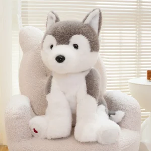 Hund gosedjur i livlik och lurvig design, West Highland, Golden Retriever, Husky, Labrador eller Border Collie, 40–55 cm, present till barn 20 Hund gosedjur i livlik och lurvig design, West Highland, Golden Retriever, Husky, Labrador eller Border Collie, 40–55 cm, present till barn