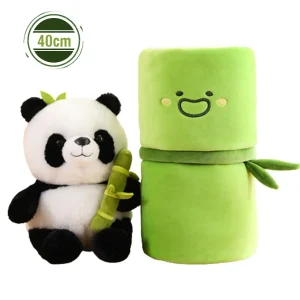 Kawaii björn gosedjur med vändbar bamburörsdesign i pandaform, Alla hjärtans dag 19 Kawaii björn gosedjur med vändbar bamburörsdesign i pandaform, Alla hjärtans dag