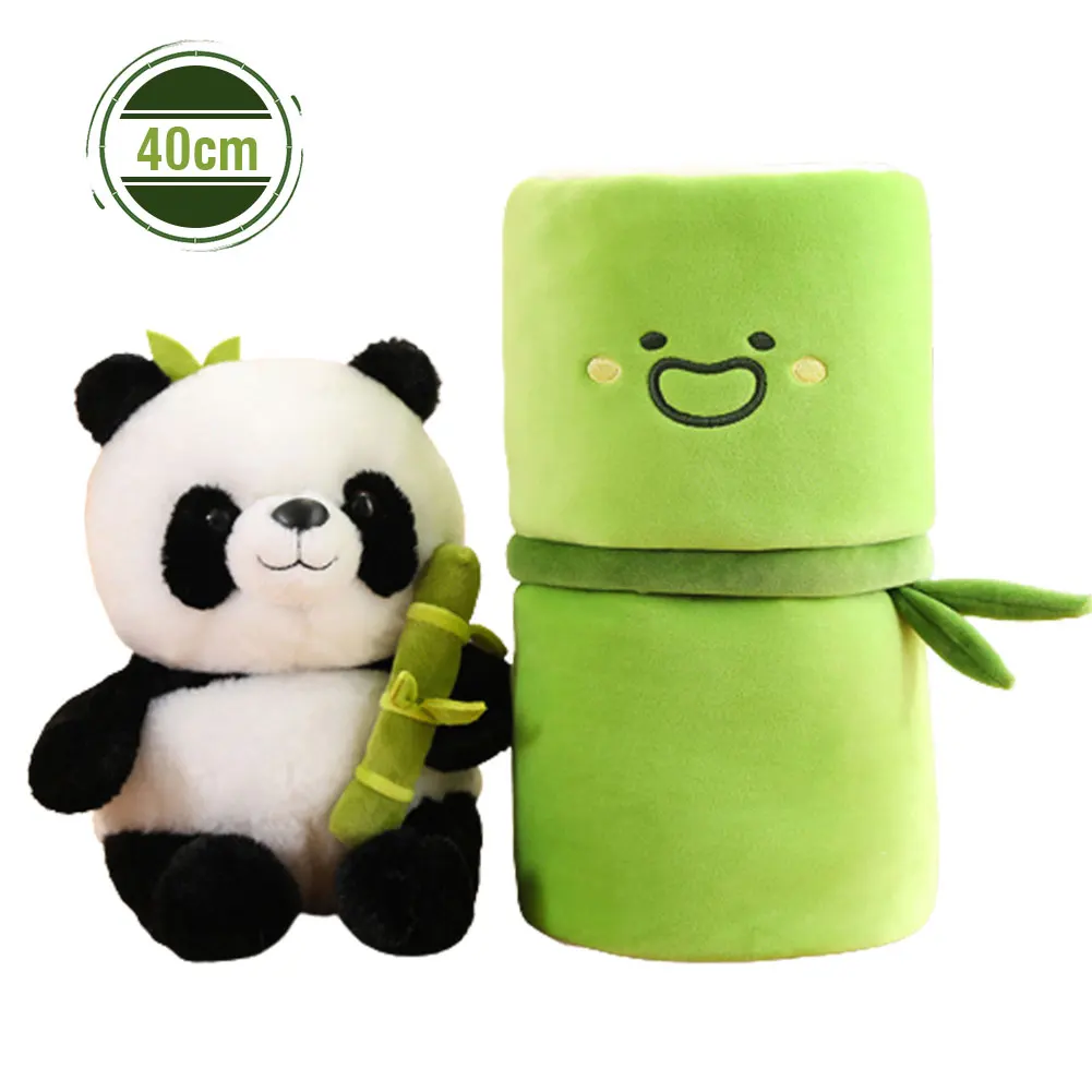 Kawaii björn gosedjur med vändbar bamburörsdesign i pandaform, Alla hjärtans dag 10 Kawaii björn gosedjur med vändbar bamburörsdesign i pandaform, Alla hjärtans dag - Bild 10