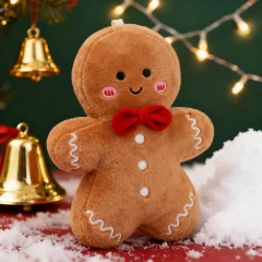 Gingerbread man som nyckelring, söt och Chocolate cookie design, 17 cm