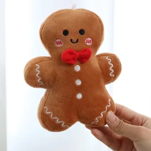 Gingerbread man som nyckelring, söt och Chocolate cookie design, 17 cm