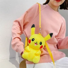 Pokémon Pikachu-ryggsäck i kawaii djurform, japansk animestil för barns skoldagar