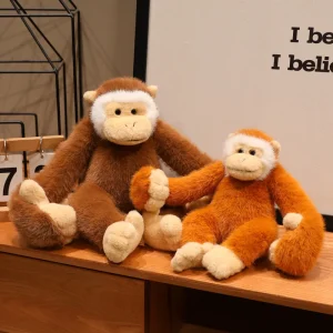 Alternative view of Apa gosedjur som långarmad sengångare eller orangutang, mjukt och naturtroget, 30–40 cm