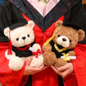 Björn gosedjur med doktorstema och examensmotiv i söt, rolig kawaii-stil, 16–25 cm 12 Björn gosedjur med doktorstema och examensmotiv i söt, rolig kawaii-stil, 16–25 cm