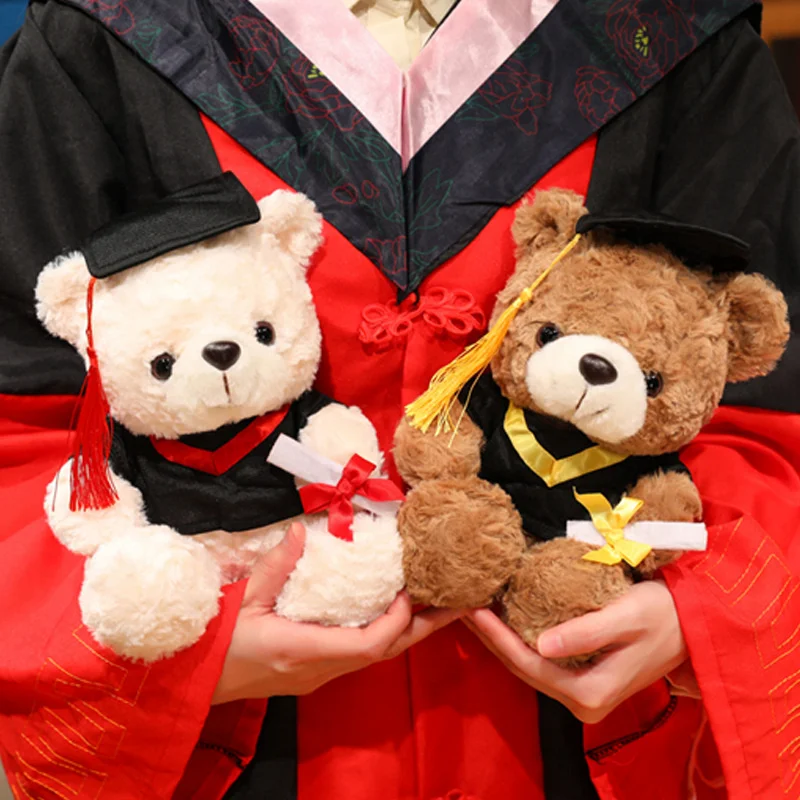 Björn gosedjur med doktorstema och examensmotiv i söt, rolig kawaii-stil, 16–25 cm 3 Björn gosedjur med doktorstema och examensmotiv i söt, rolig kawaii-stil, 16–25 cm - Bild 3