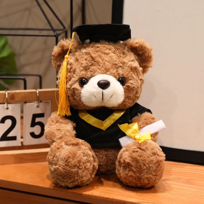 Björn gosedjur med doktorstema och examensmotiv i söt, rolig kawaii-stil, 16–25 cm 8 Björn gosedjur med doktorstema och examensmotiv i söt, rolig kawaii-stil, 16–25 cm - Bild 8