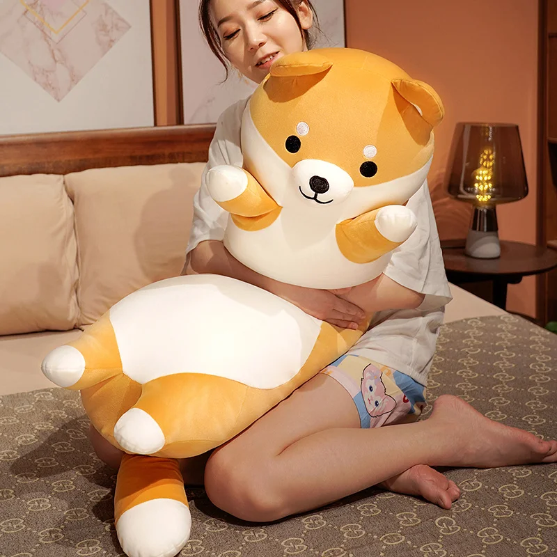 Katt gosedjur i form av lång Shiba Inu-hund, mjuk kudde med Corgi och Chai, 50–150 cm 6 Katt gosedjur i form av lång Shiba Inu-hund, mjuk kudde med Corgi och Chai, 50–150 cm - Bild 6
