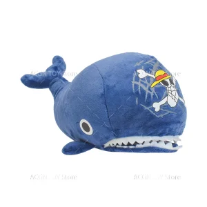 Laboon gosedjur, anime och söt, valformad figur skallemotiv design, 15.5 cm