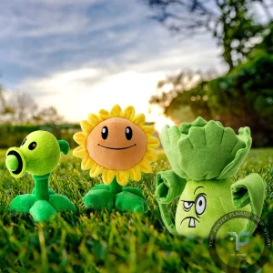 Plants vs. Zombies-karaktärer gosedjur i plysch som söta prydnadskuddar, 25–40 cm