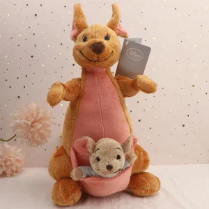 Alternative view of Känguru Kanga gosedjur från Winnie the Pooh med Kanga, Roo och ficka, 30 cm