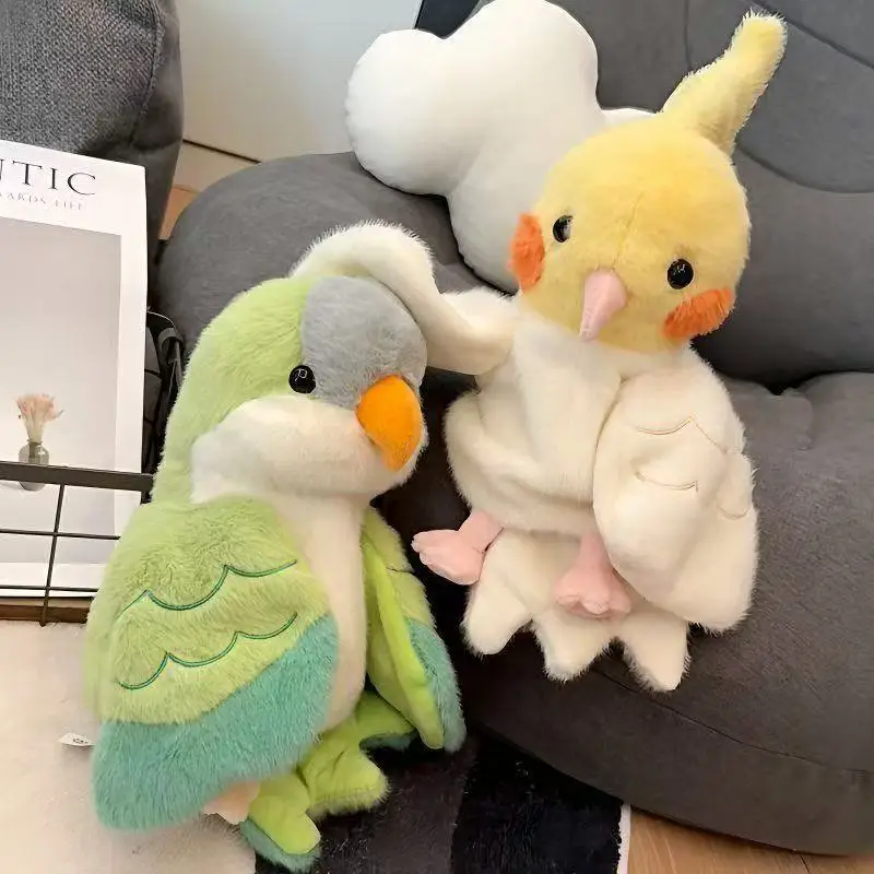 Fågelgosedjur i flera figurvarianter som mjuka handdockor med kawaii- och cosplaystil 4 Fågelgosedjur i flera figurvarianter som mjuka handdockor med kawaii- och cosplaystil - Bild 4