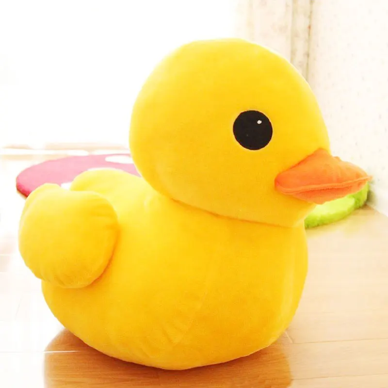 Kawaii anka gosedjur i gul och söt tecknad stil, mjuk födelsedagspresent för barn 4 Kawaii anka gosedjur i gul och söt tecknad stil, mjuk födelsedagspresent för barn - Bild 4