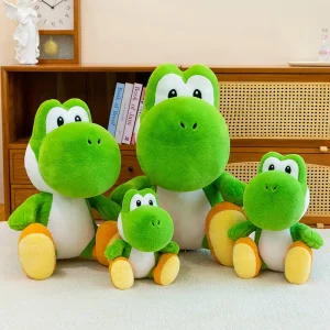 Grönt dinosaurie gosedjur som mjuk kudde med sött, lekfullt uttryck, 30–70 cm 7 Grönt dinosaurie gosedjur som mjuk kudde med sött, lekfullt uttryck, 30–70 cm
