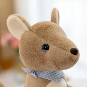 Känguru gosedjur med liten känguru framtill – 2-i-1-form på 26 cm i polyester 13 Känguru gosedjur med liten känguru framtill – 2-i-1-form på 26 cm i polyester