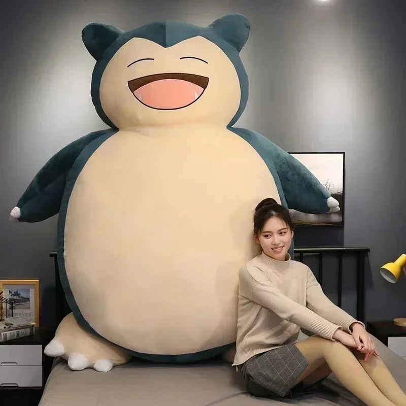 Pokémon Snorlax gosedjur, jättestor och mjuk kramkudde i kawaii-stil, 100–200 cm 3 Pokémon Snorlax gosedjur, jättestor och mjuk kramkudde i kawaii-stil, 100–200 cm - Bild 3