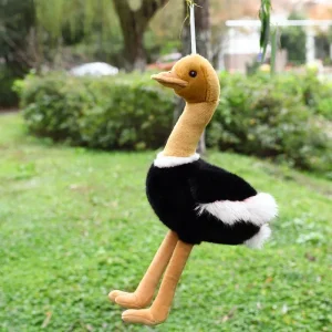 Naturtroget ostrich gosedjur som mjuk fågelkudde, söt present för barn, 40–50 cm 9 Naturtroget ostrich gosedjur som mjuk fågelkudde, söt present för barn, 40–50 cm