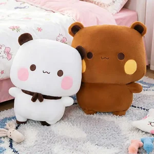 Panda gosedjur med Bubu, Yier och Dudu i söt anime-stil, 35 cm, födelsedagspresent