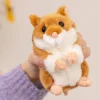 Hamster gosedjur i fluffig, realistisk miniform med stående hållning, 13 cm 34 Hamster gosedjur i fluffig, realistisk miniform med stående hållning, 13 cm