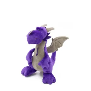 Dinosaurie och drake gosedjur med två huvuden i gullig tecknad anime-stil, 25 cm