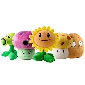 Plants vs. Zombies-karaktärer gosedjur i plysch som söta prydnadskuddar, 25–40 cm