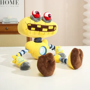Wubbox mjuk robotmonsterfigur från My Singing Monsters för sovrum och skrivbord