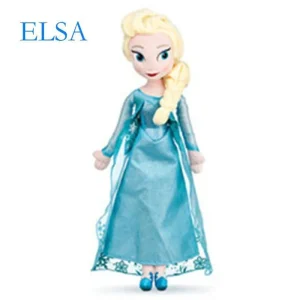 Frozen 2-karaktärer gosedjur som mjuka dockor i snödrottnings- och prinsessstil