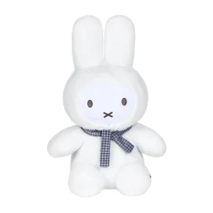 Miffy mjukt gosedjur med gulligt rutigt vintageutseende för skrivbord och hem