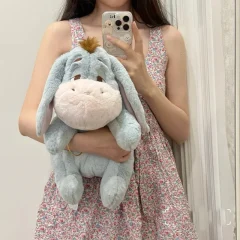 Eeyore gosedjur som plyschkudde, tecknad style och söt, sött dekorativ kudde, 30 cm